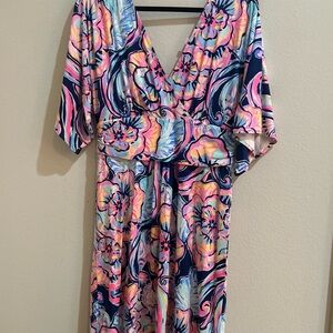 Lilly Pulitzer Colorful kimono sleeve dress
